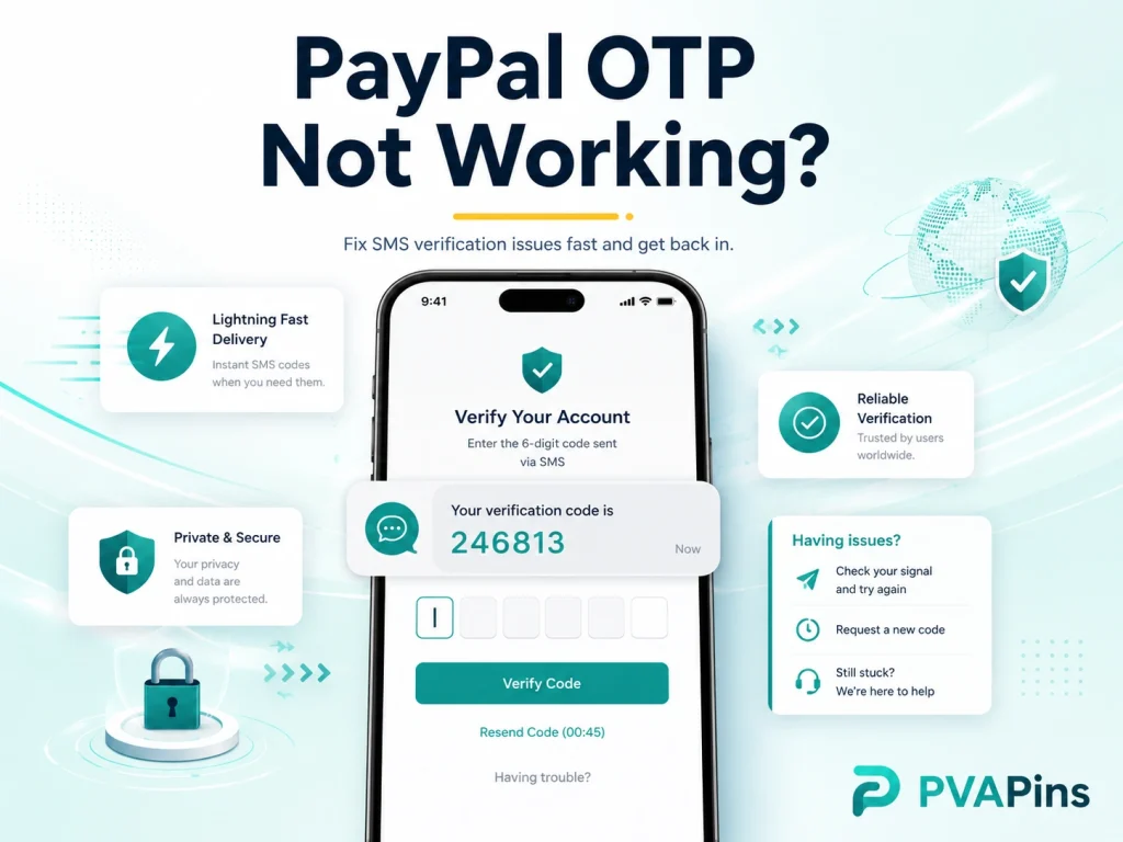 PayPal OTP Not Working