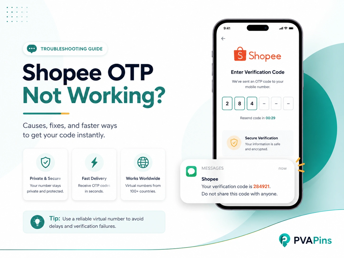 Shopee OTP Not Working