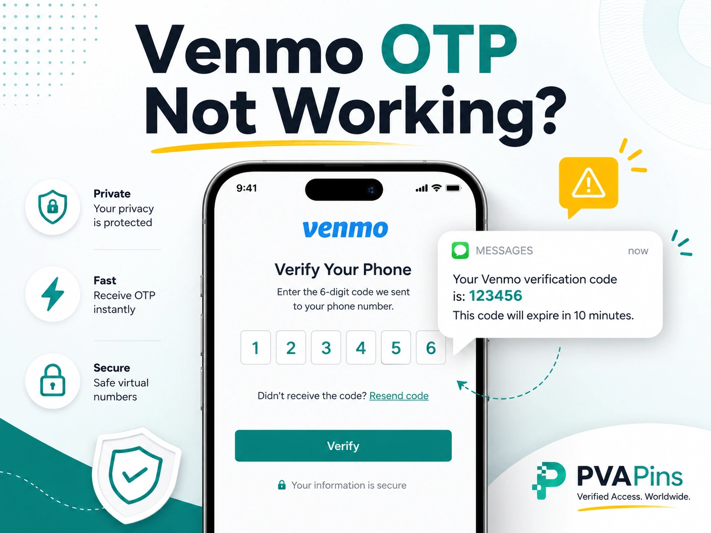 Venmo OTP Not Working