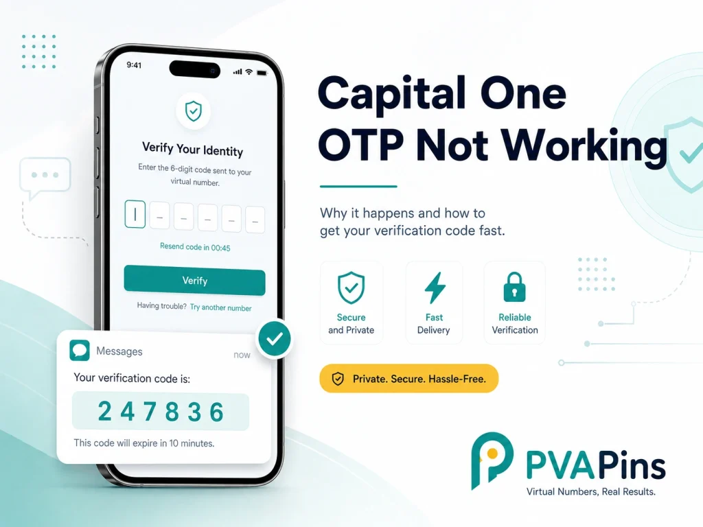 Capital One OTP Not Working