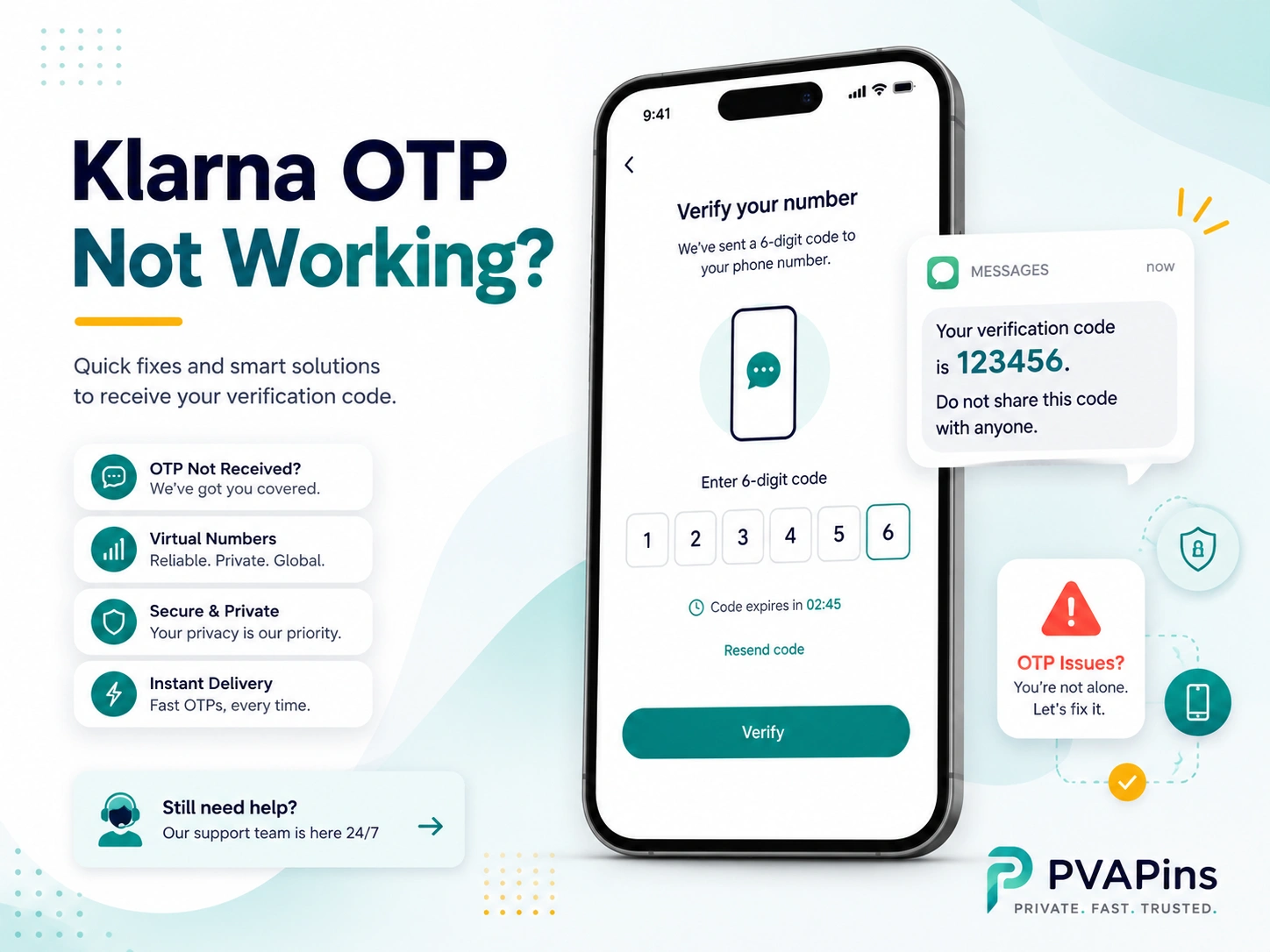 Klarna OTP Not Working