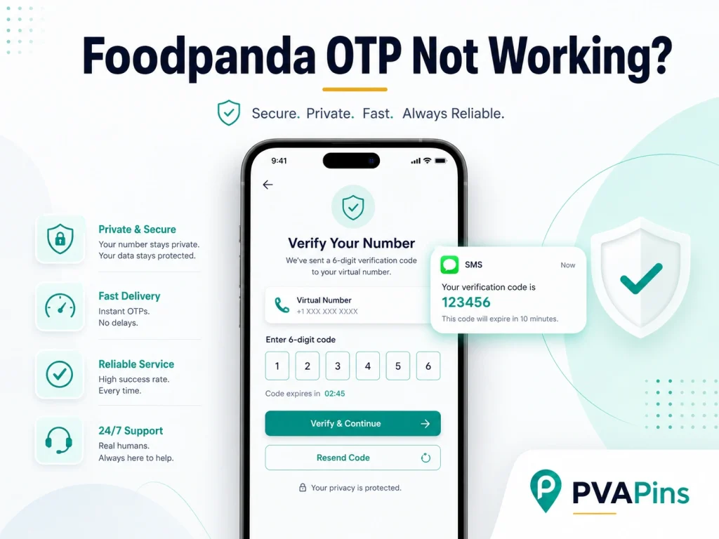 Foodpanda OTP Not Working