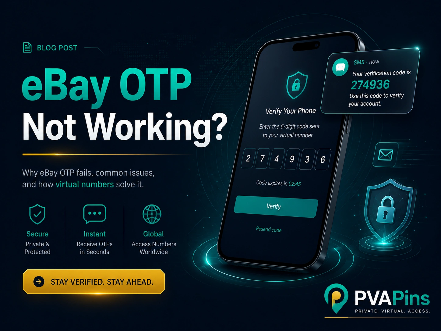 eBay OTP Not Working