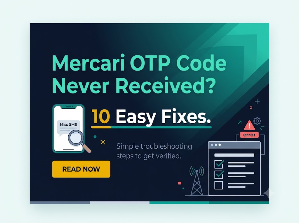 Mercari OTP code never received