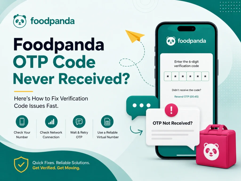 Foodpanda OTP Code Never Received