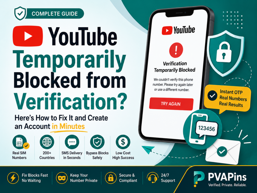 YouTube Temporarily Blocked from Verification