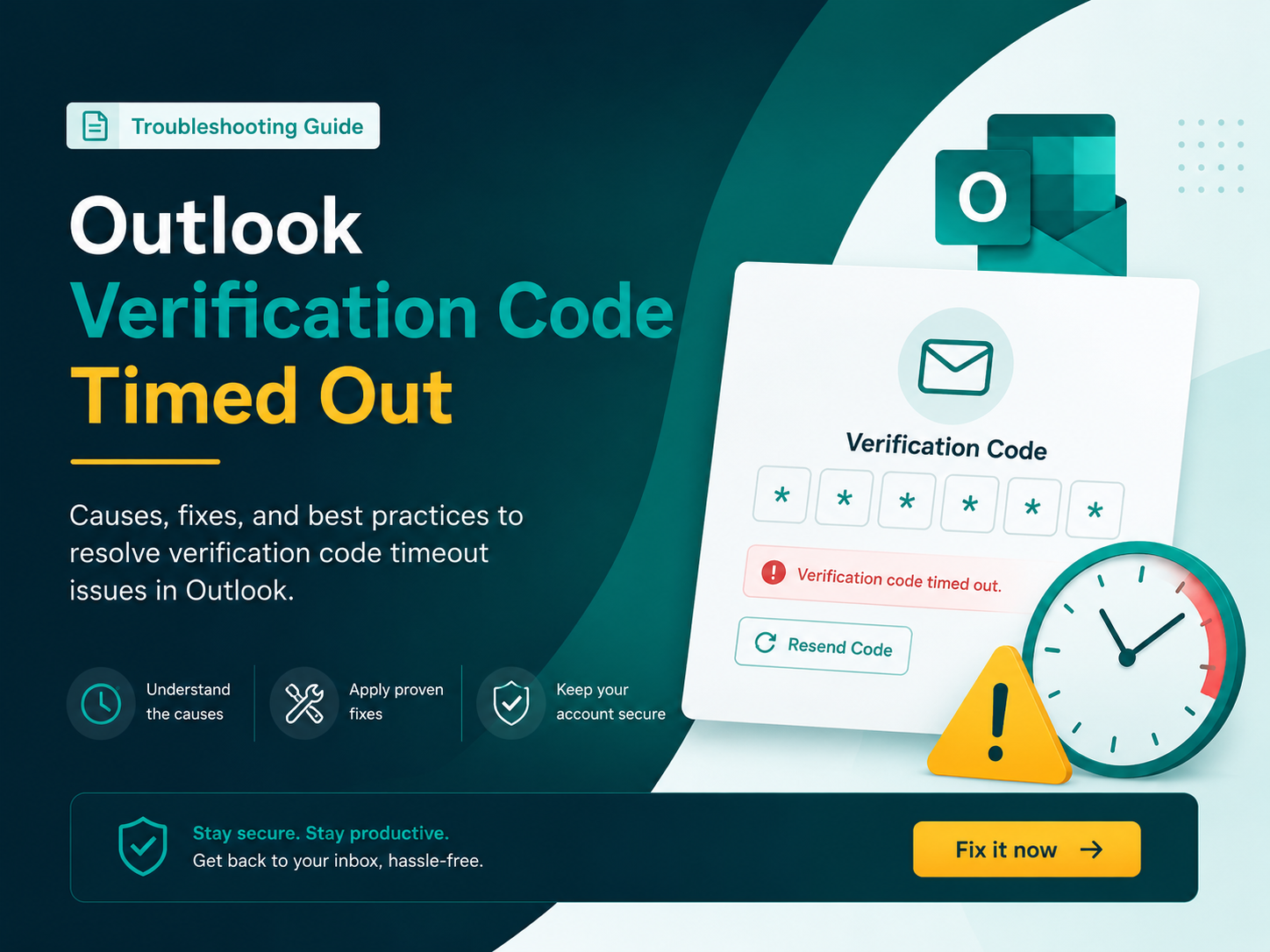 Outlook Verification Code Timed Out