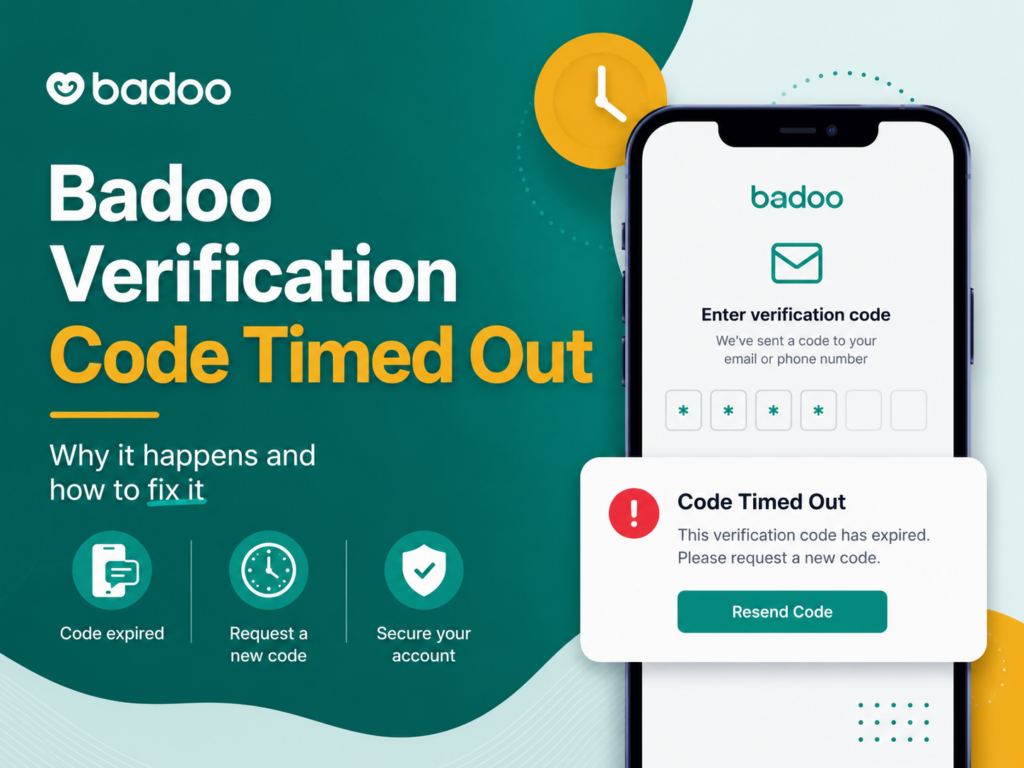 Badoo Verification Code Timed Out