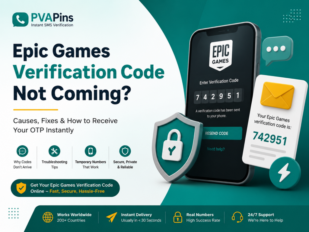 Epic Games Verification Code Not Coming