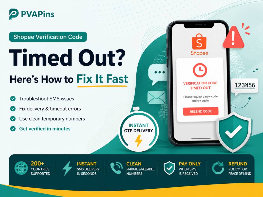 Shopee Verification Code Timed Out