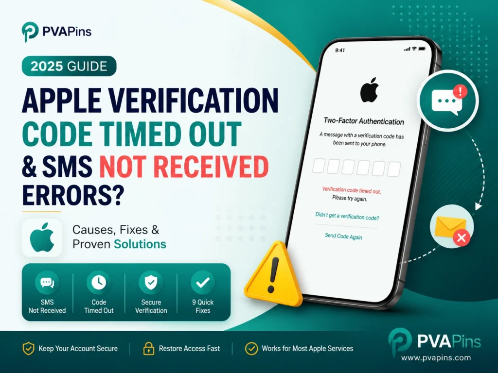 Apple Verification Code Timed Out