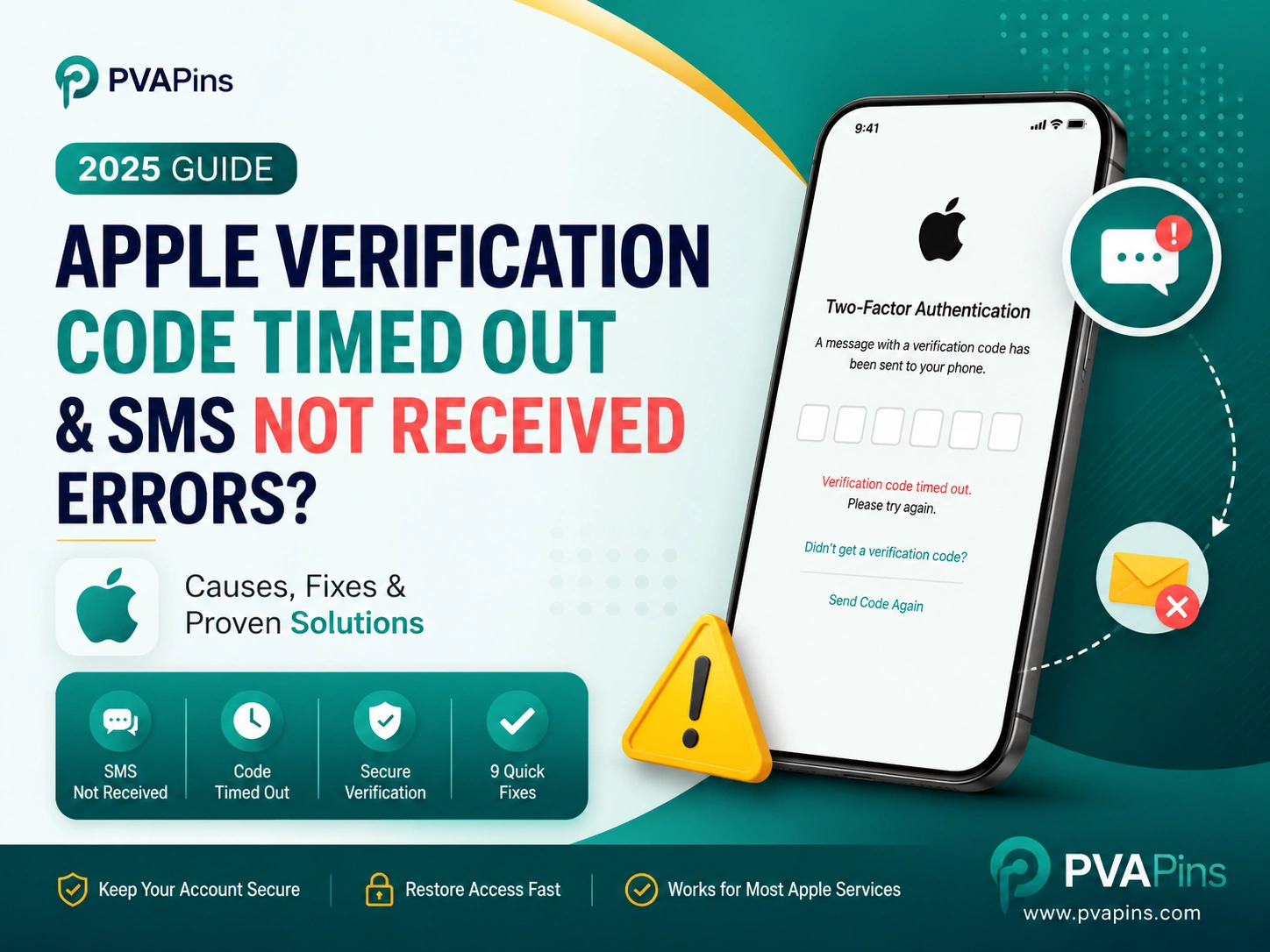 Apple Verification Code Timed Out