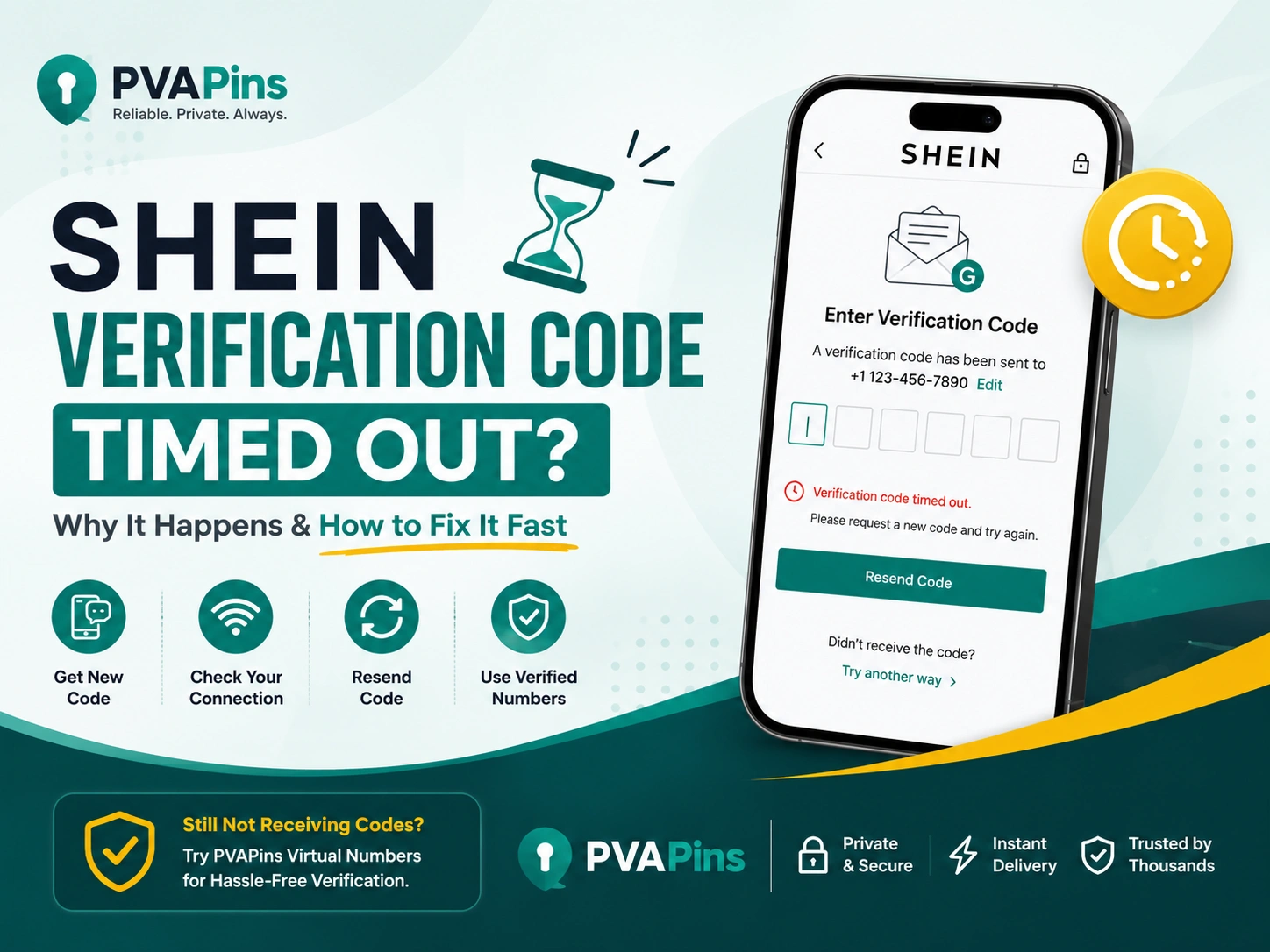Shein Verification Code Timed Out