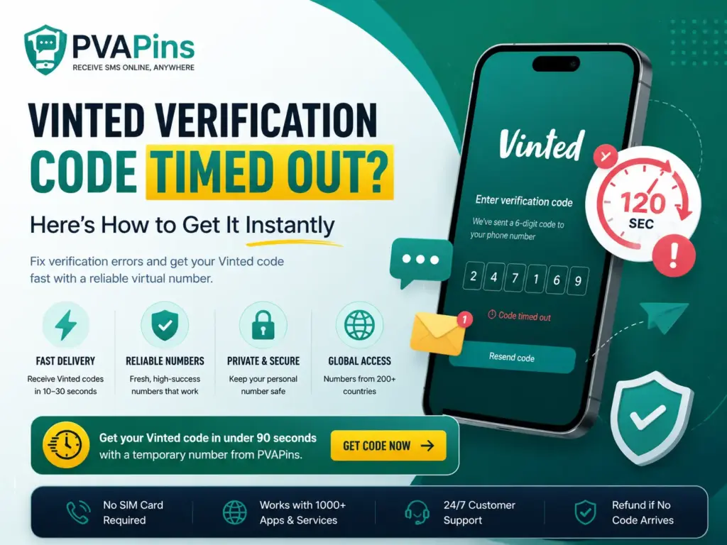 Vinted Verification Code Timed Out