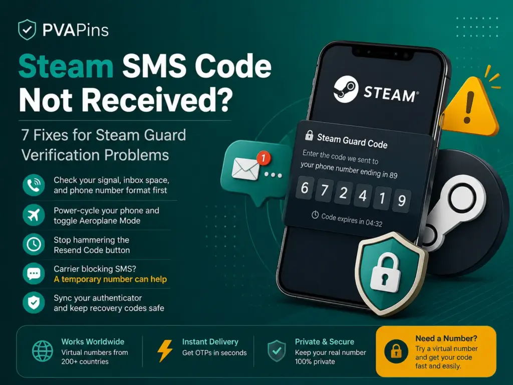 Steam Verification Code Not Coming