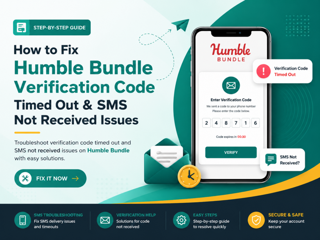 Humble Bundle Verification Code Timed Out