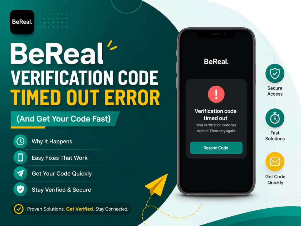 BeReal Verification Code Timed Out