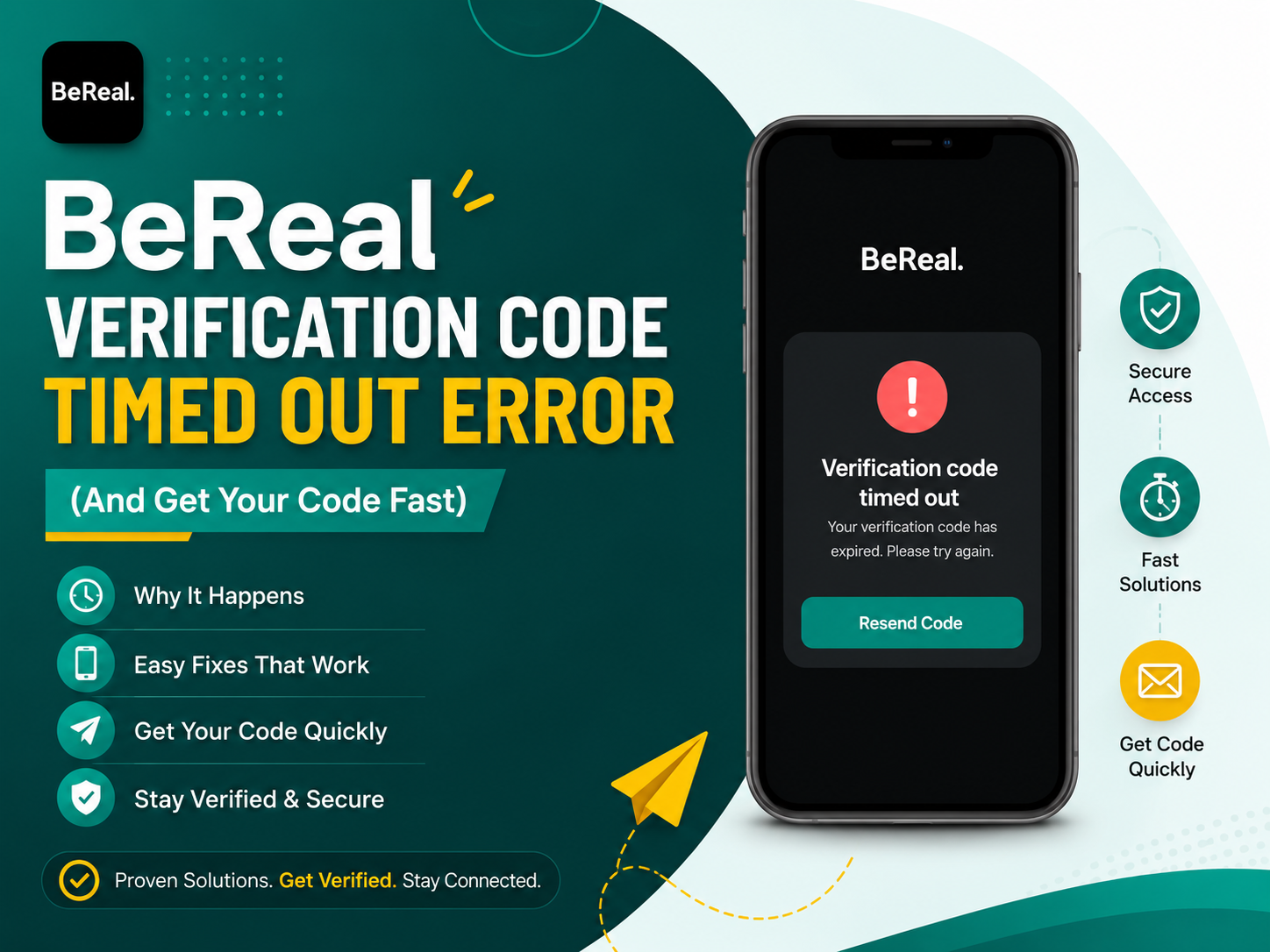 BeReal Verification Code Timed Out