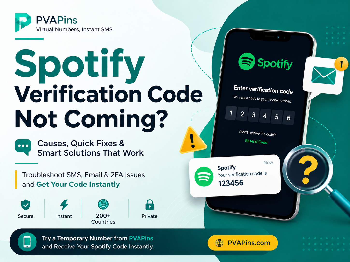 Spotify Verification Code Not Coming
