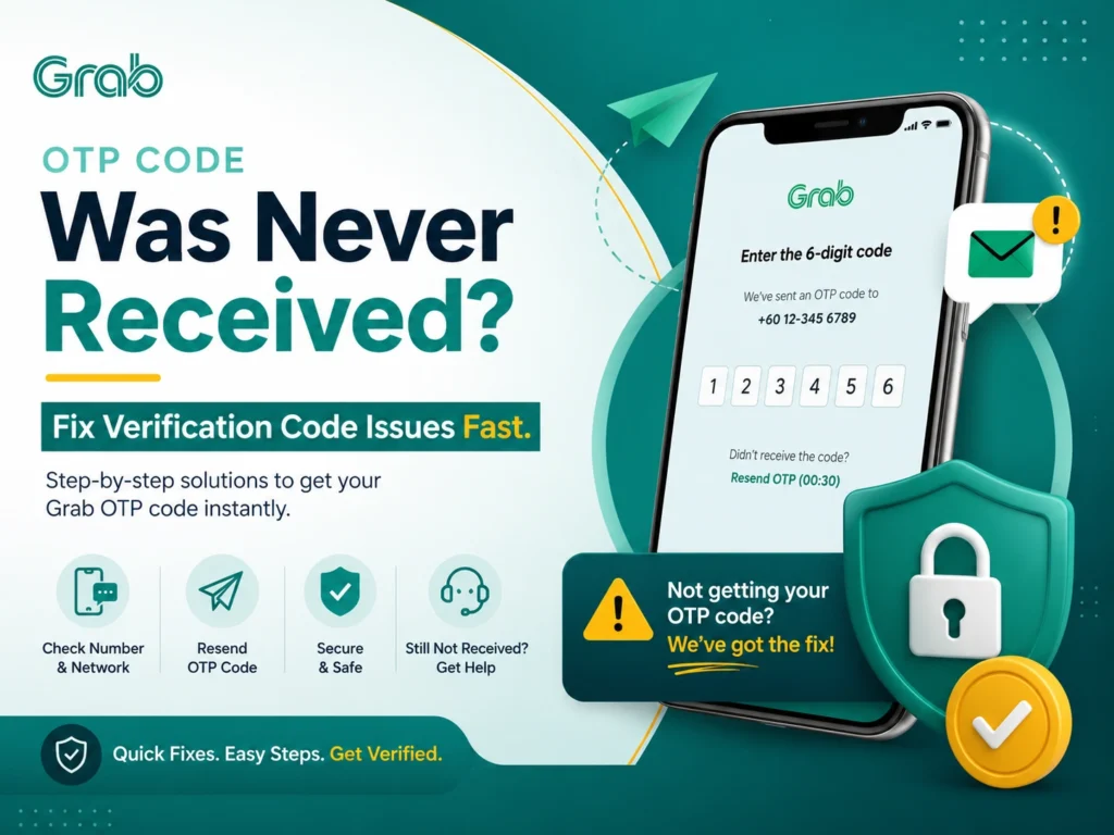 Grab OTP Code Never Received