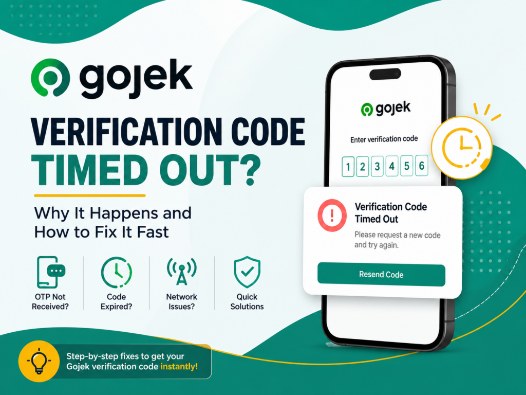 Gojek Verification Code Timed Out