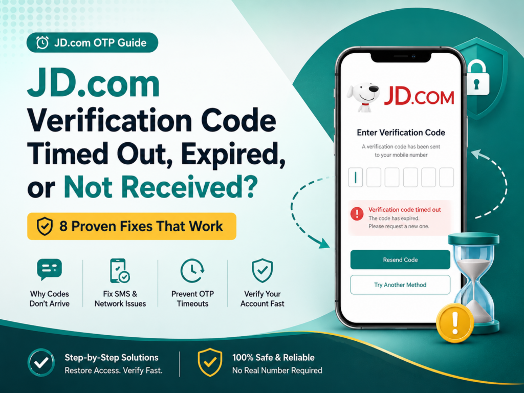 JD.com Verification Code Timed Out