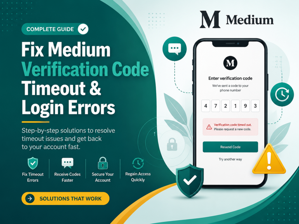 Medium verification code timed out