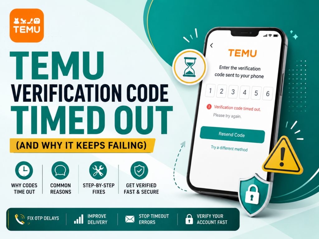Temu Verification Code Timed Out