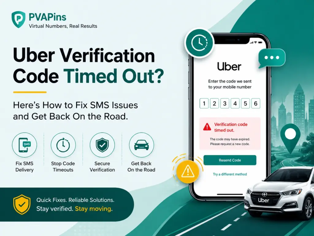 Uber Verification Code Timed Out