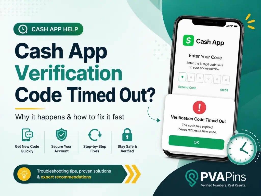CashApp verification code timed out