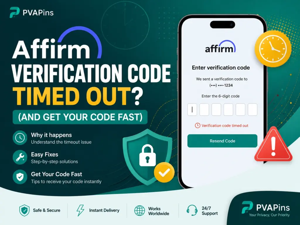 Affirm Verification Code Timed Out