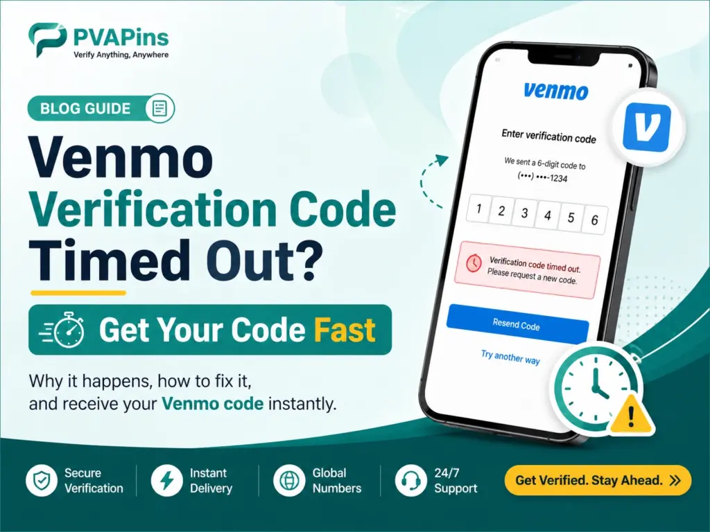 Venmo Verification Code Timed Out
