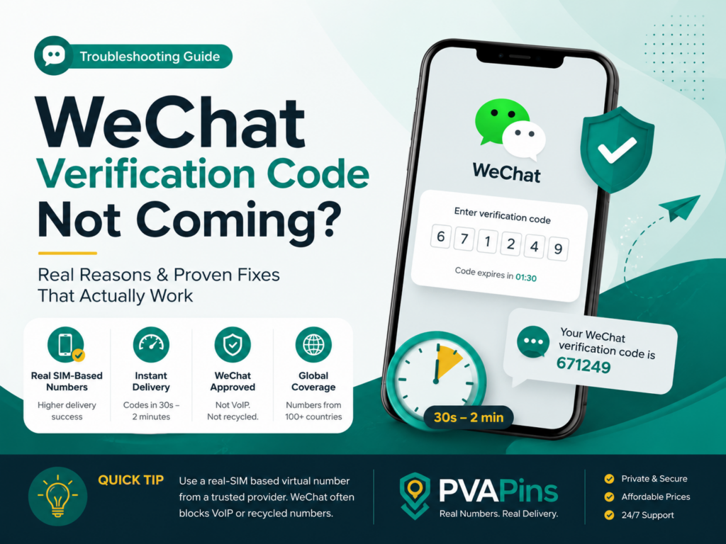 WeChat Verification Code Not Coming