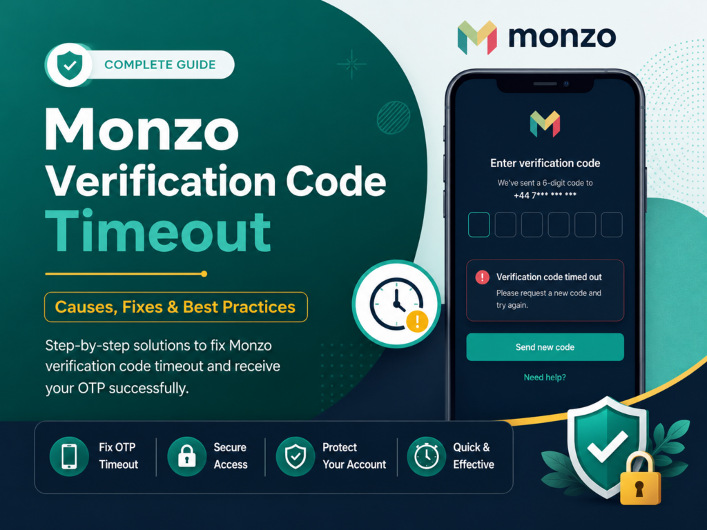 Monzo Verification Code Timeout