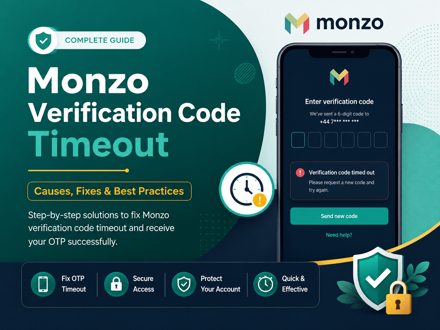 Monzo Verification Code Timeout