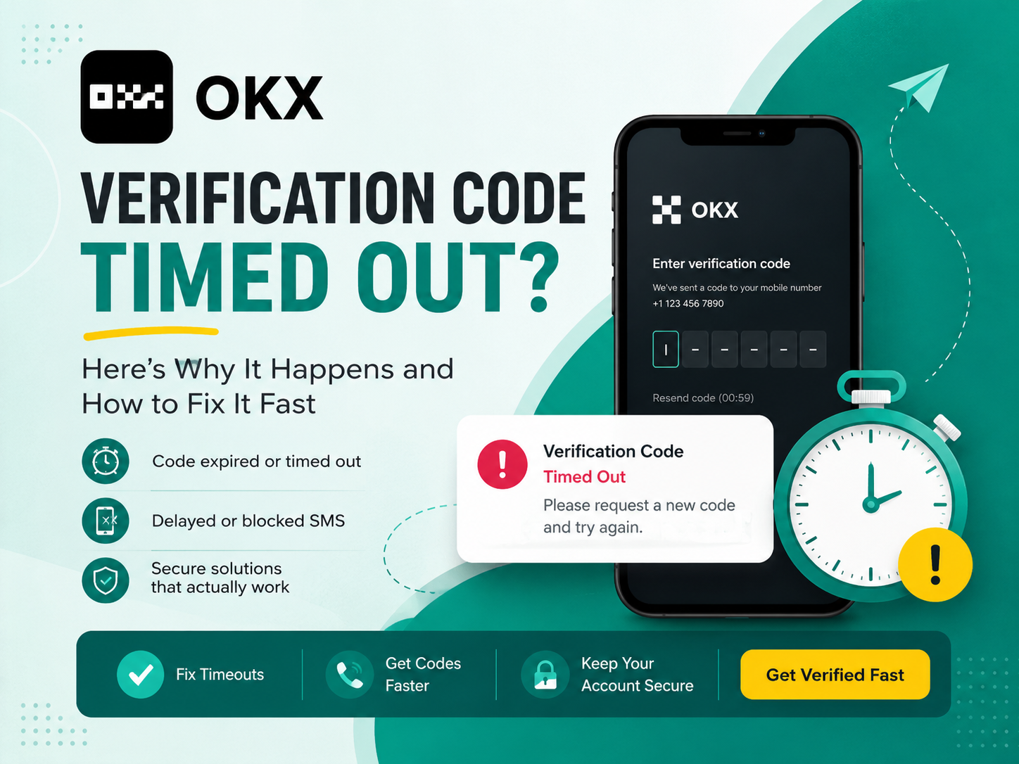 OKX Verification Code Timed Out