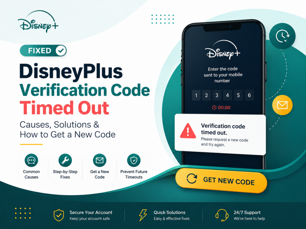 Disney+ Verification Code Timed Out