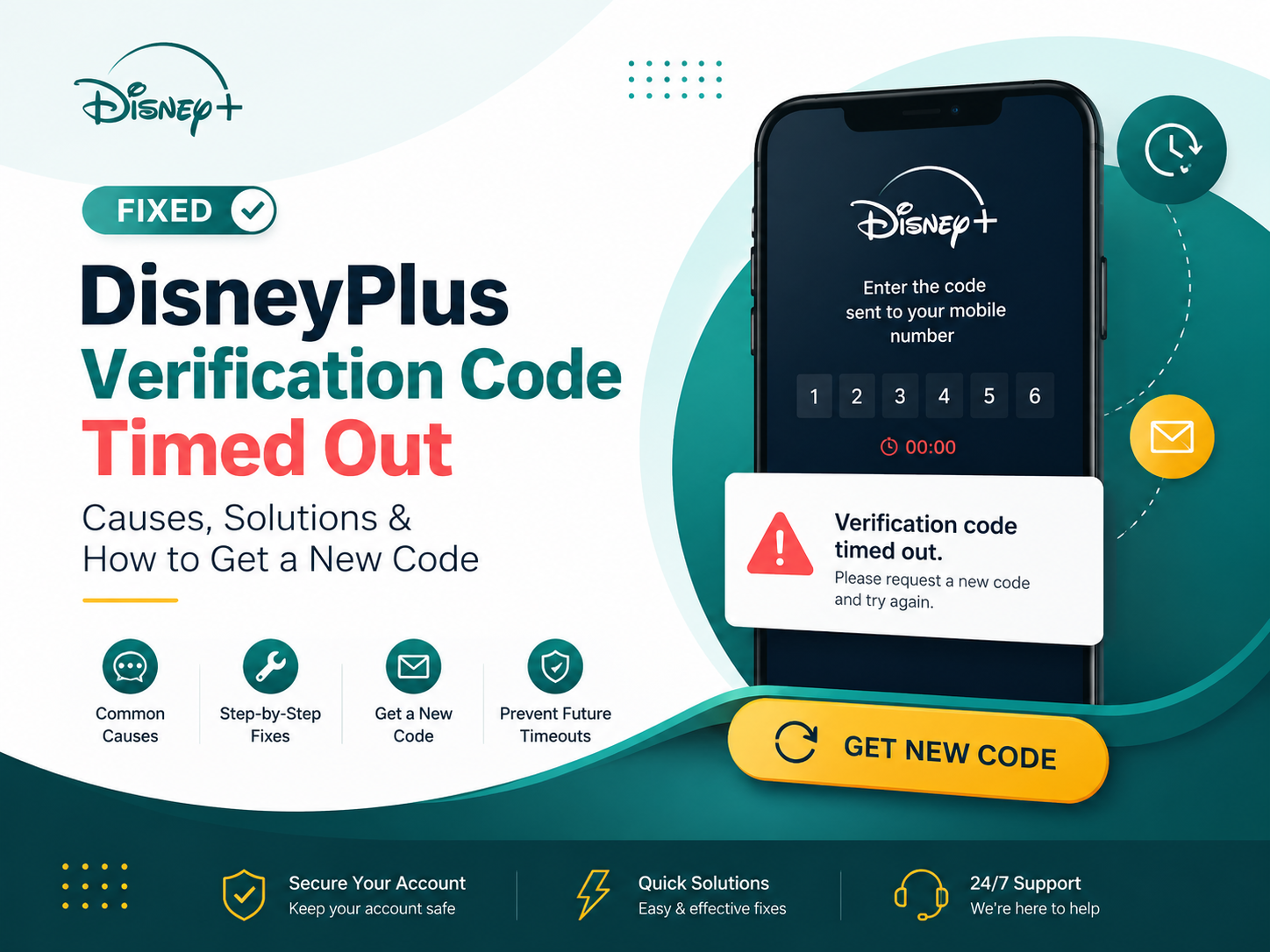 Disney+ Verification Code Timed Out