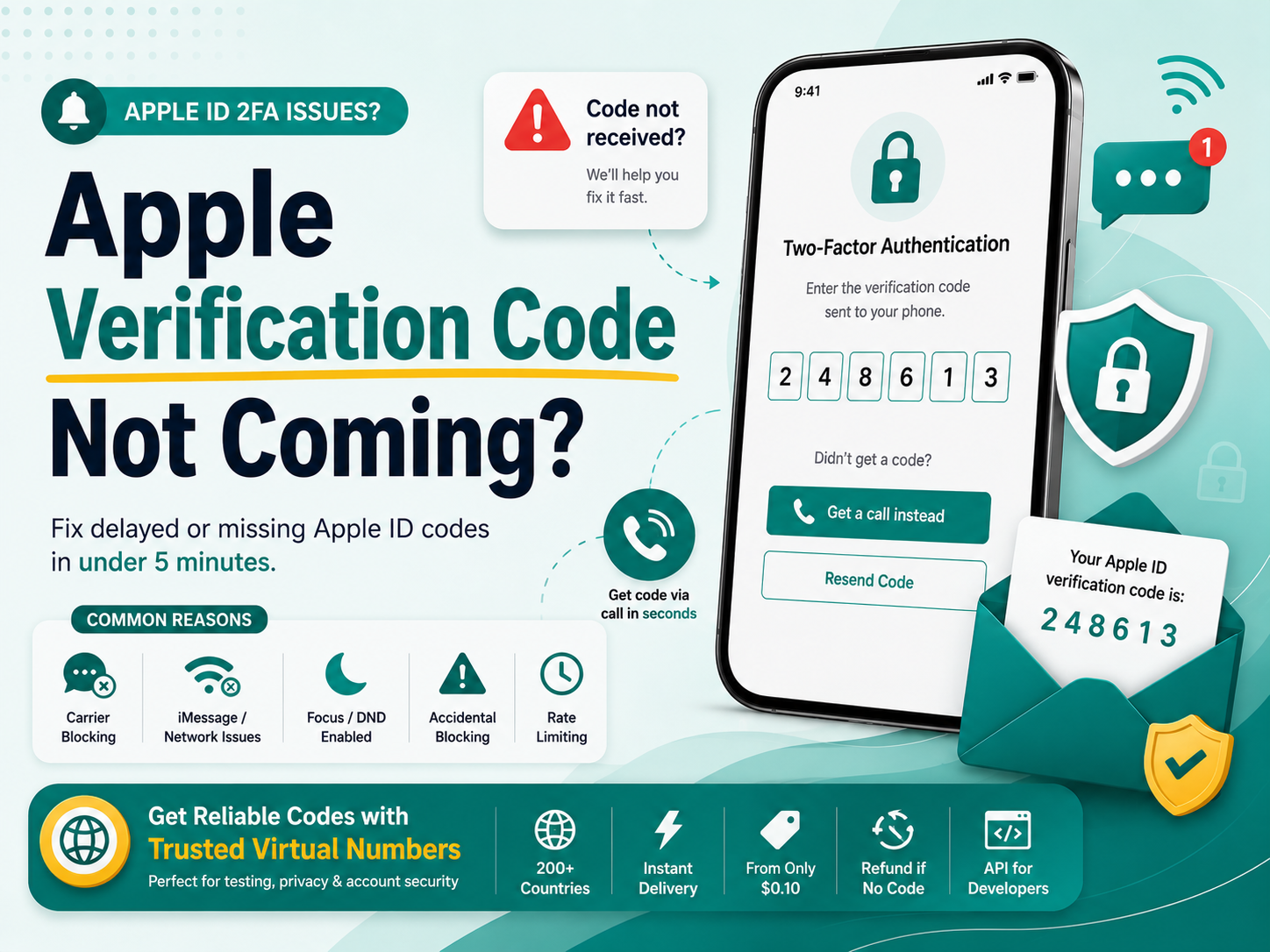 Apple Verification Code Not Coming