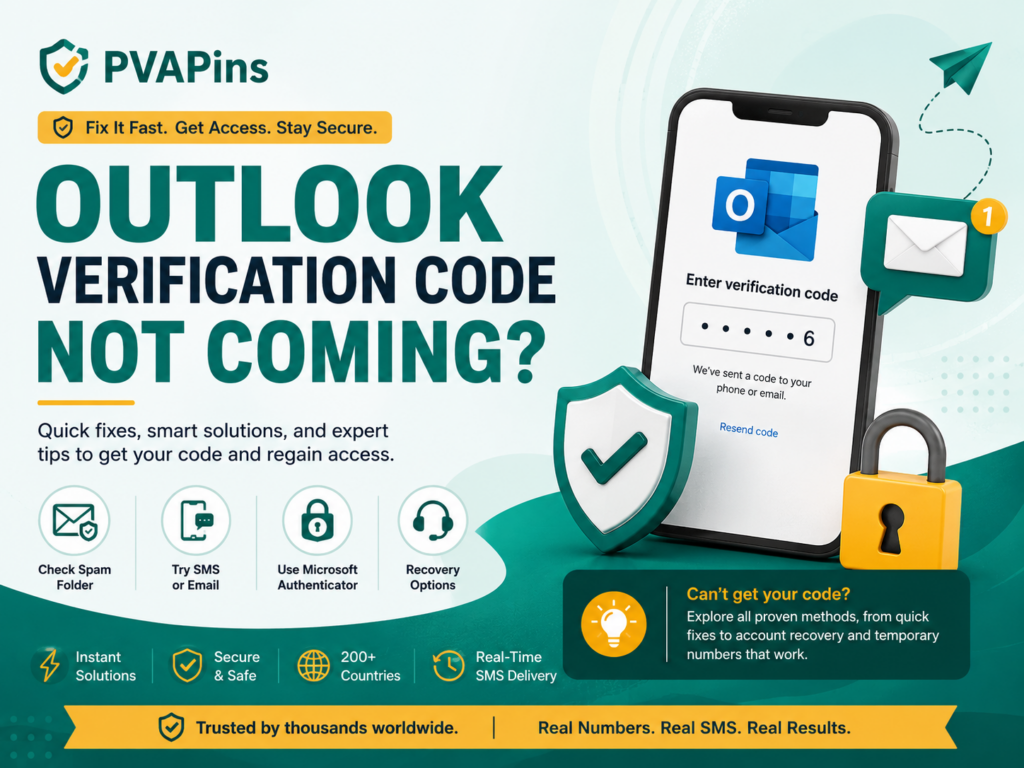 Outlook Verification Code Not Coming