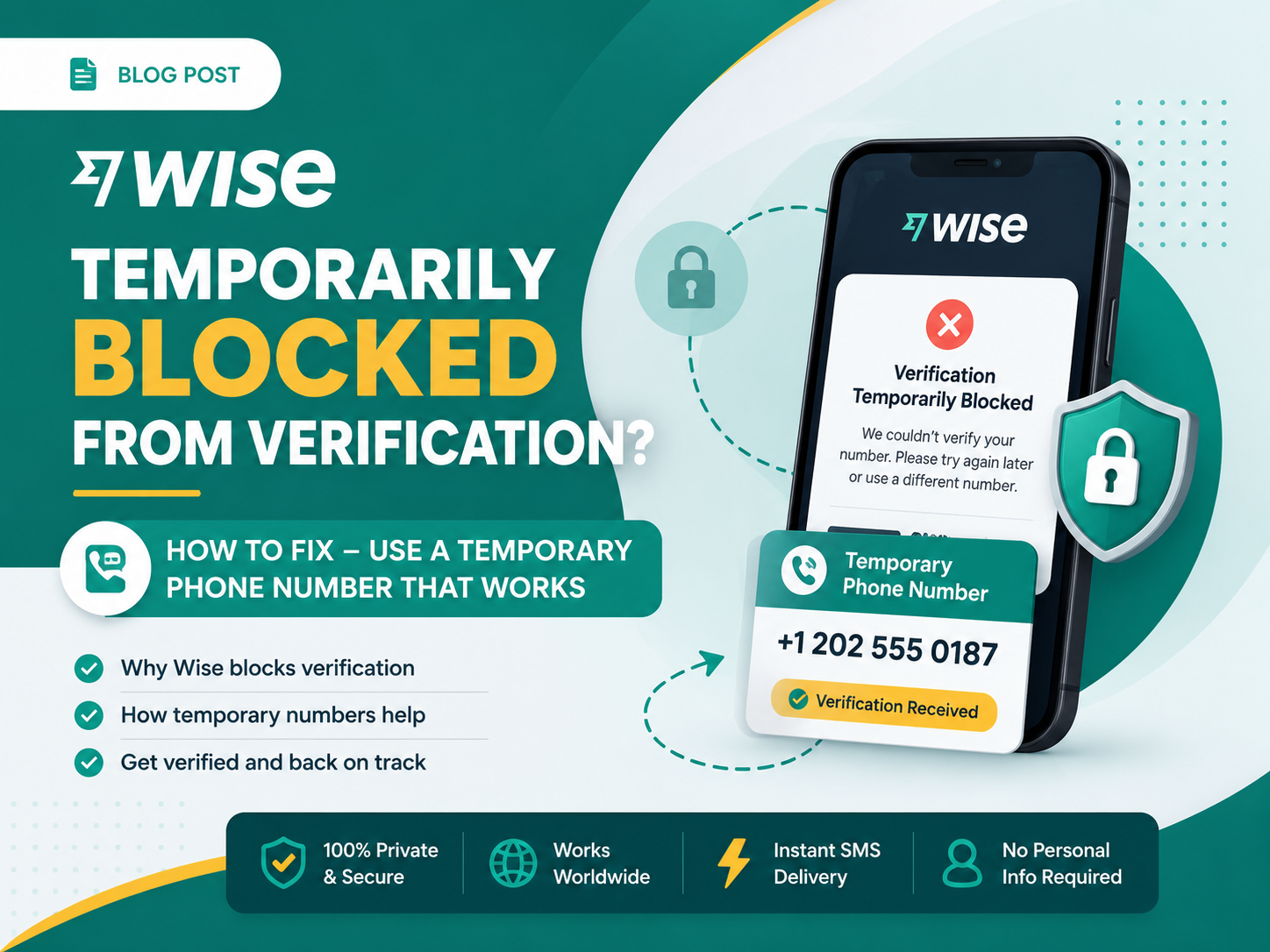 Wise Temporarily Blocked from Verification