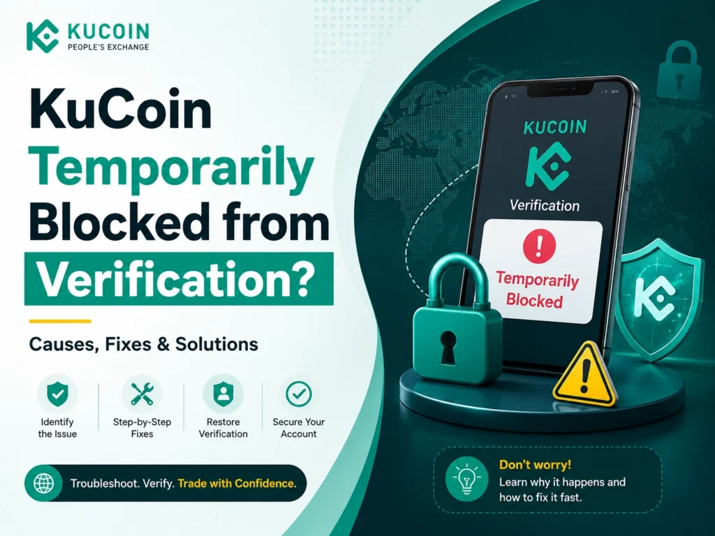KuCoin temporarily blocked from verification