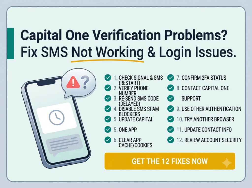 CapitalOne temporarily blocked from verification