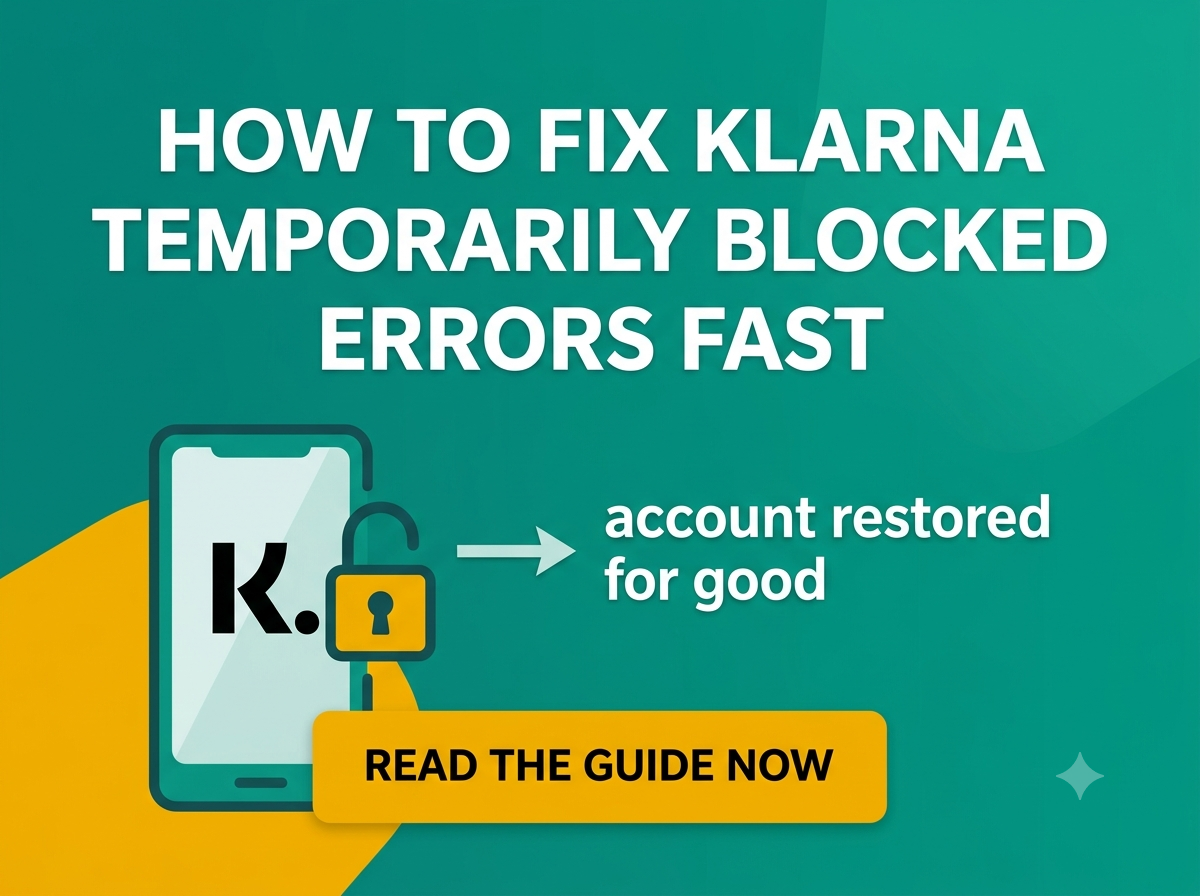 Klarna temporarily blocked from verification