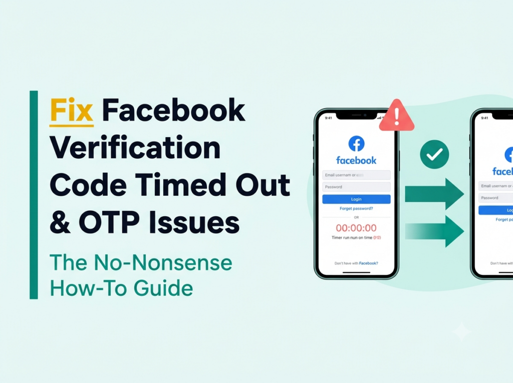 Facebook Verification Code Timed Out