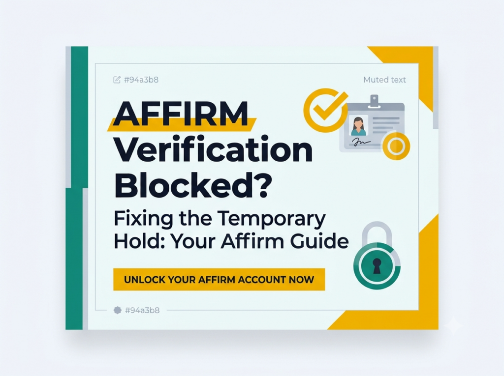 Affirm temporarily blocked from verification
