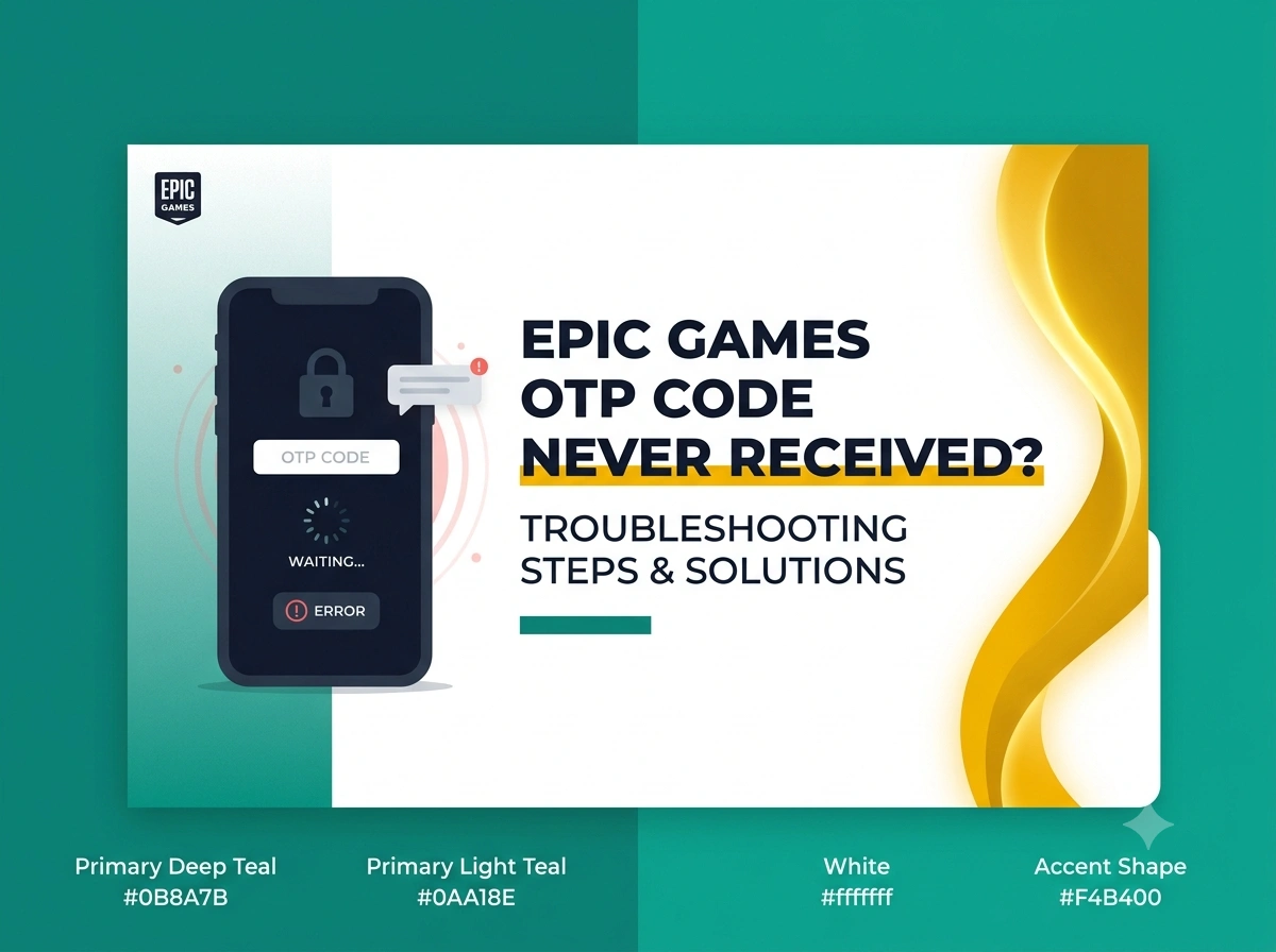 EpicGames OTP code never received