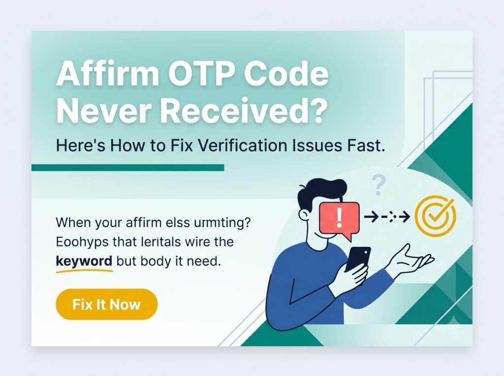 Affirm OTP Code Never Received