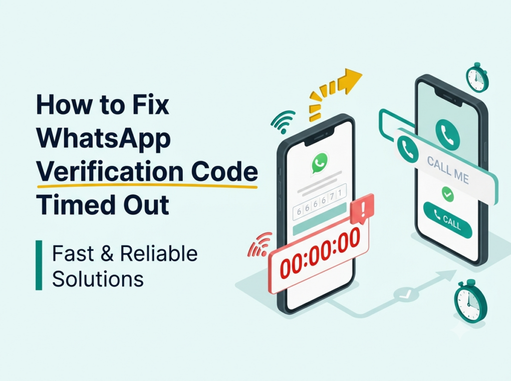 WhatsApp Verification Code Timed Out