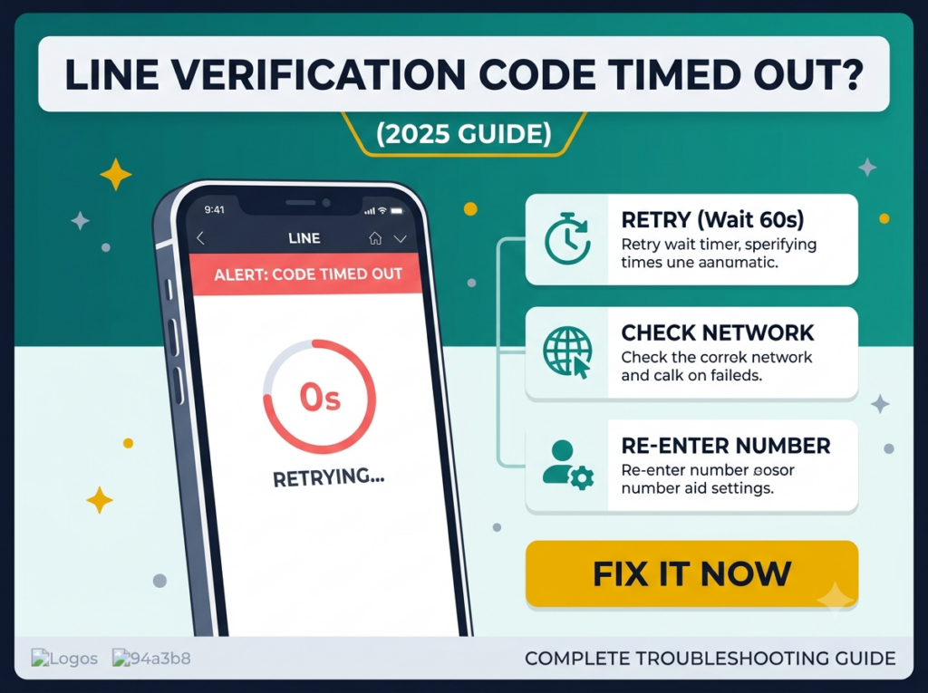LINE Verification Code Timed Out